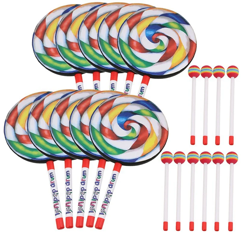 Musical Instrument Drawing - Tambor con forma de piruleta para