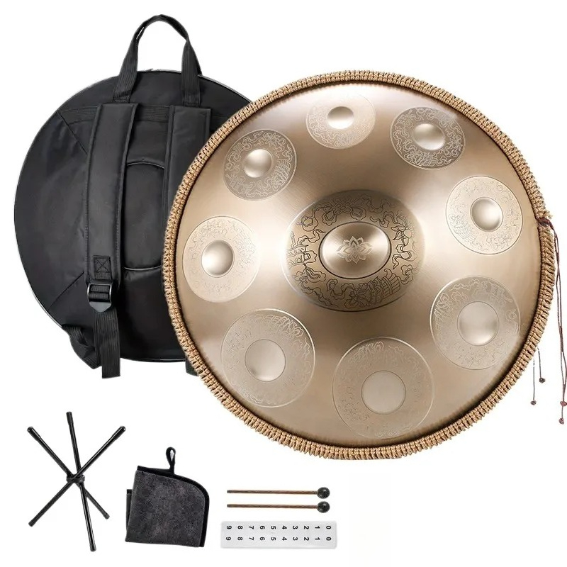 Musical Instrument Sounds - 18 pulgadas de acero inoxidable HandPan