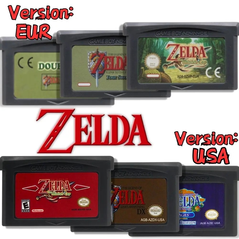 Musical Instrument Zelda - Cartucho de juego GBA para consola