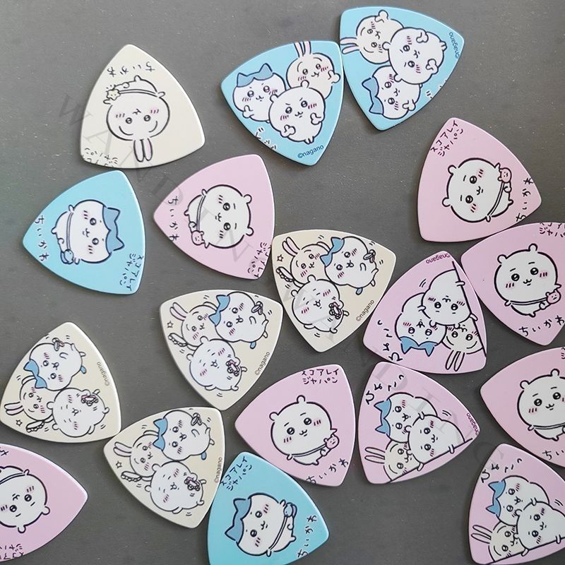 Musical Instrument Triangle - Púas de Guitarra Triangulares con Diseño