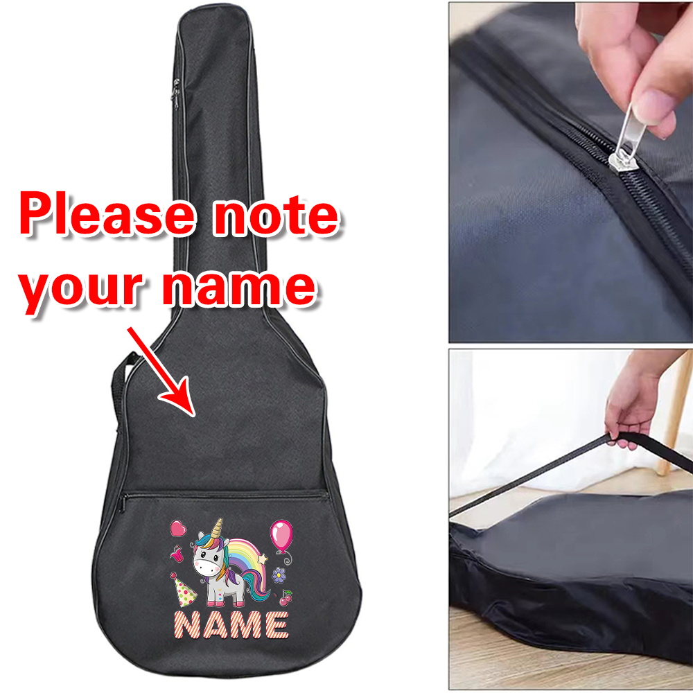 Musical Instrument With Name - Bolsa de guitarra con nombre personalizado,