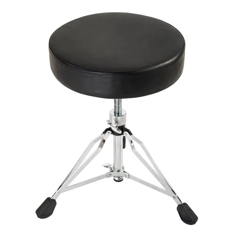 Musical Instrument Drum - Taburete de Batería Resistente, Altura Ajustable,