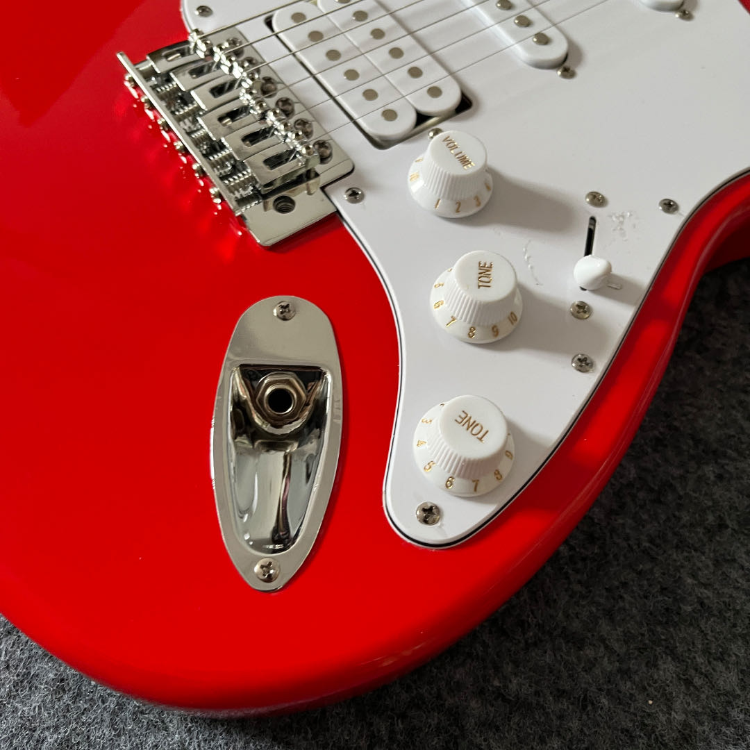 Electric Guitar Beginner - Guitarra Eléctrica Profesional Roja STSS de