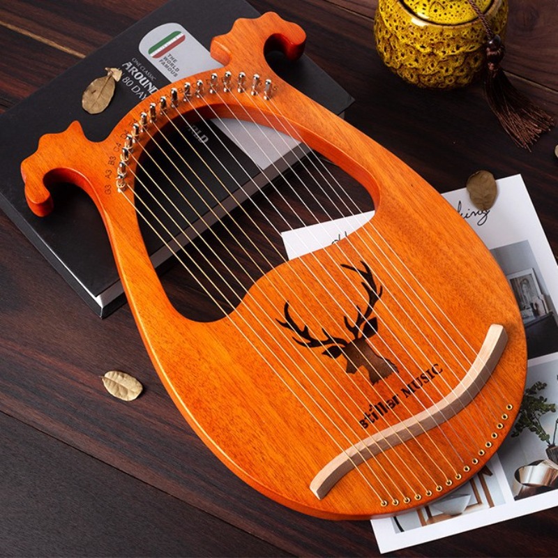 Musical Instrument Lyre - Lira de 16 tonos Antlers, lira
