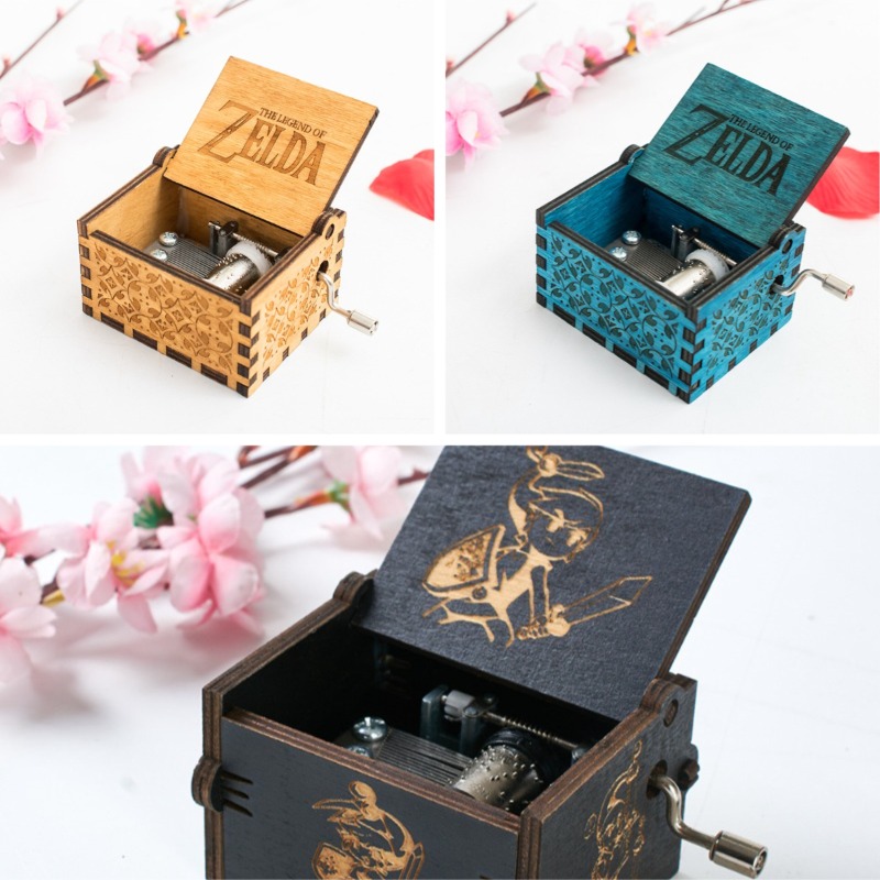 Musical Instrument Zelda - Caja de Música de Madera de