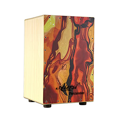 Musical Instrument Drum - Cajón de Madera de Color, Instrumento