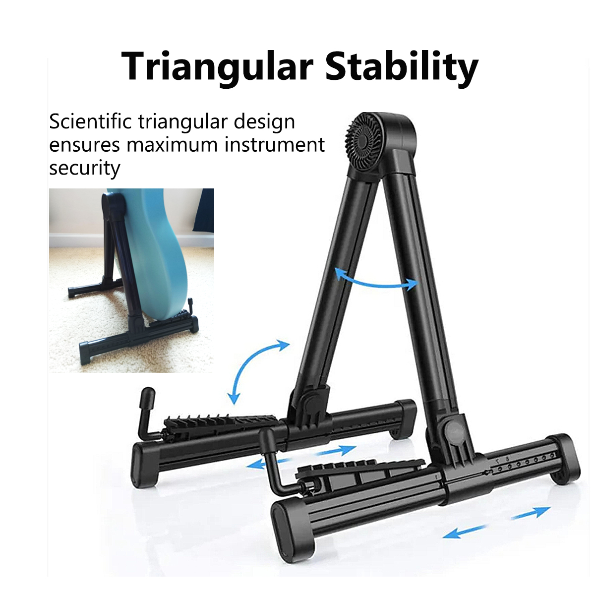 Soporte Plegable para Guitarra - Musical Instrument In English reseña y precio