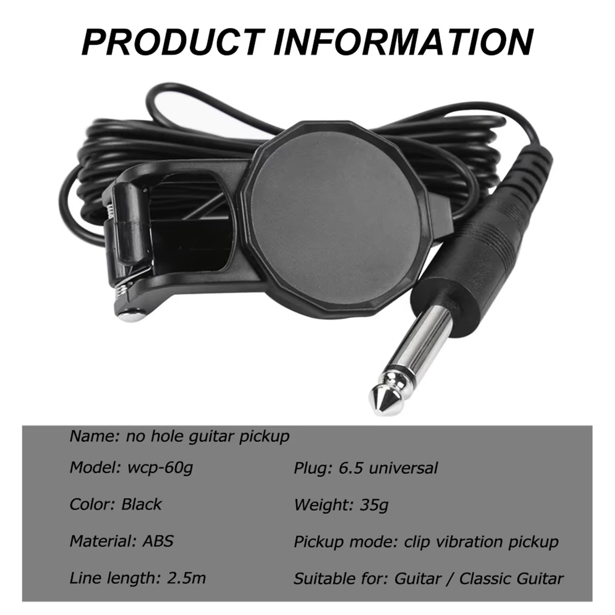 Pastilla con Clip para conecto - Musical Instrument Sounds reseña y precio