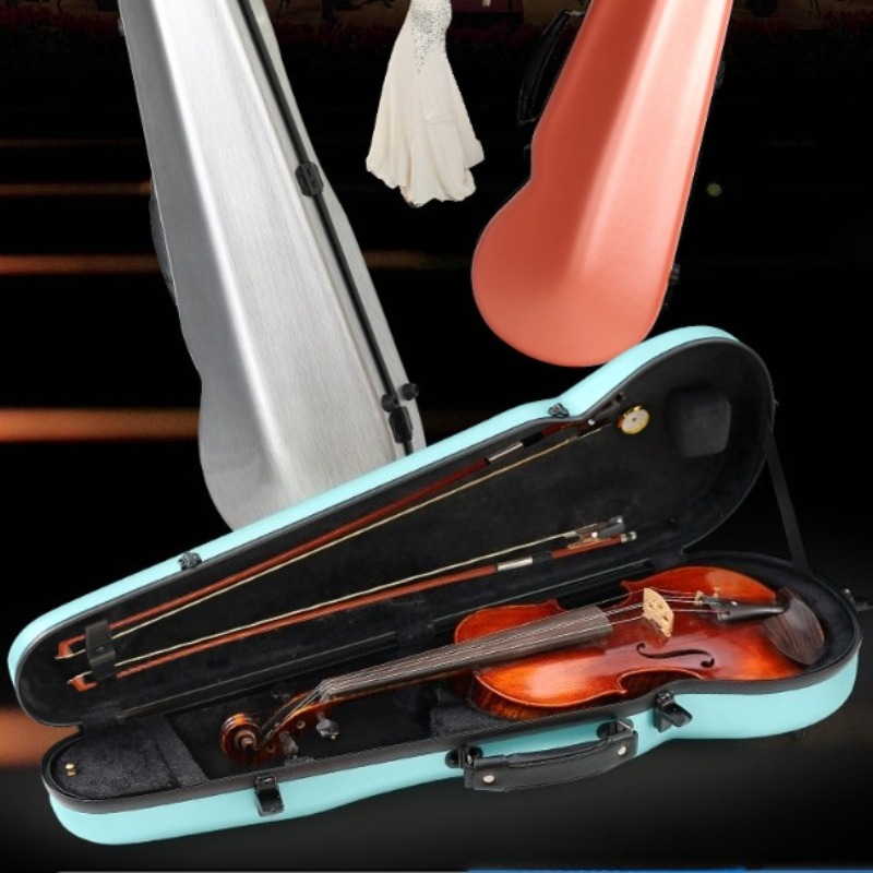 Estuche de violín de fibra de  - Musical Instrument Sounds reseña y precio
