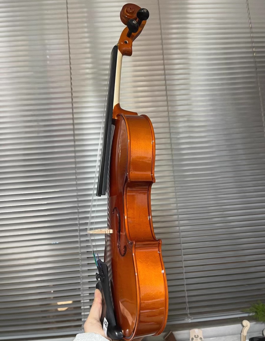 Viola de madera maciza de 14
