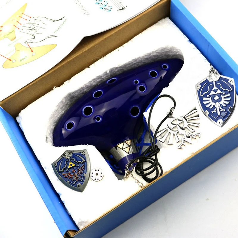 Ocarina cerámica leyenda de 12 - Musical Instrument Zelda reseña y precio