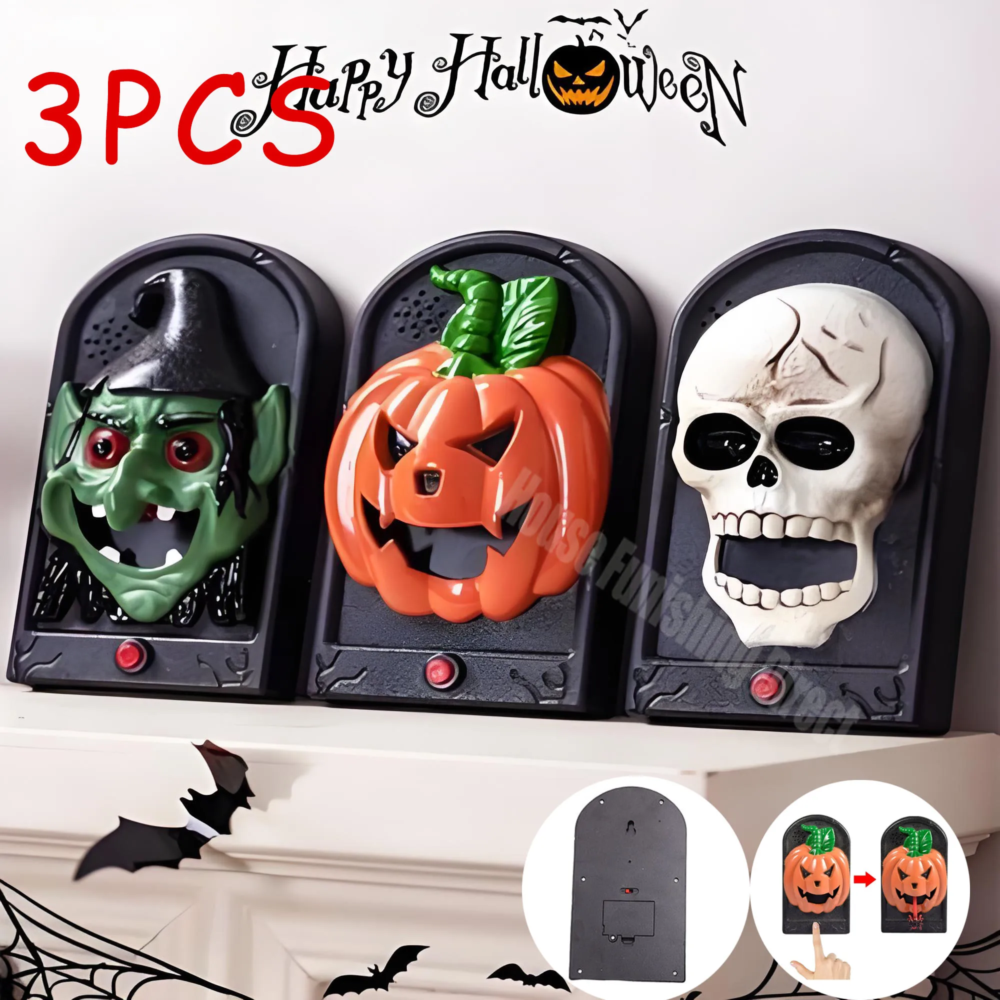 Timbre encantada de Halloween, - Musical Instrument Gong reseña y precio