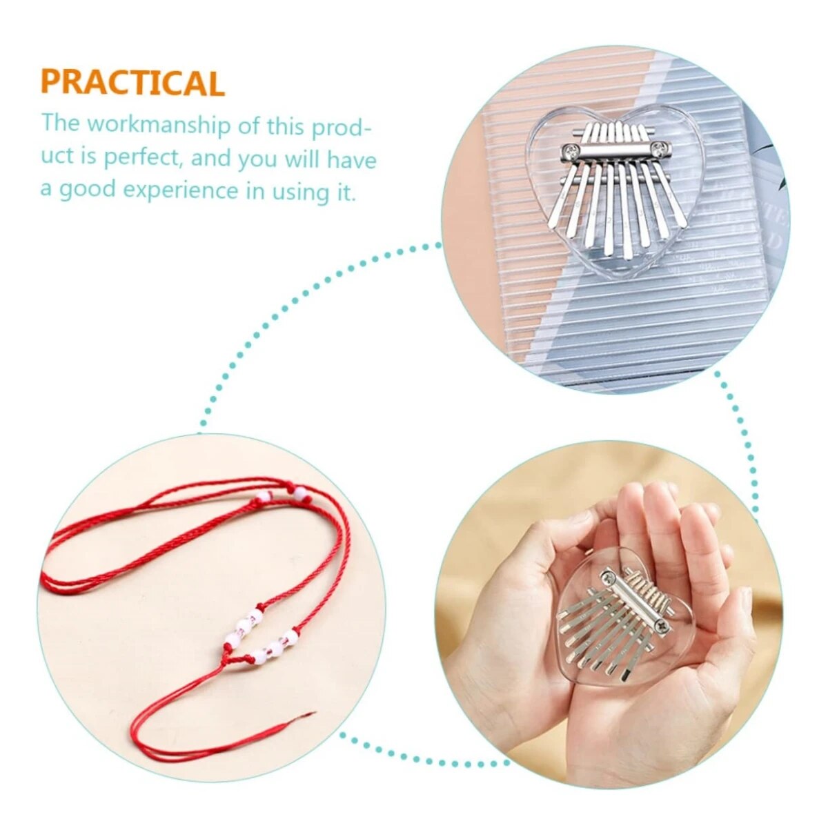 Miwayer 8 teclas Mini Kalimba  - Musical Instrument Sounds reseña y precio