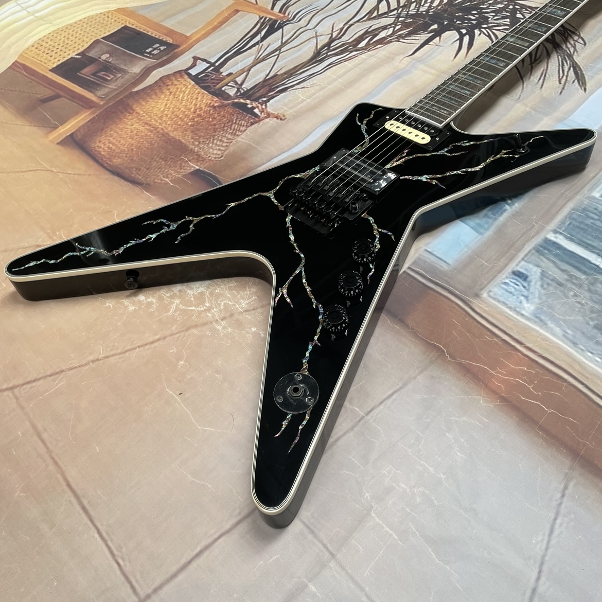 Guitarra eléctrica negra de 6  - Electric Guitar Beginner reseña y precio