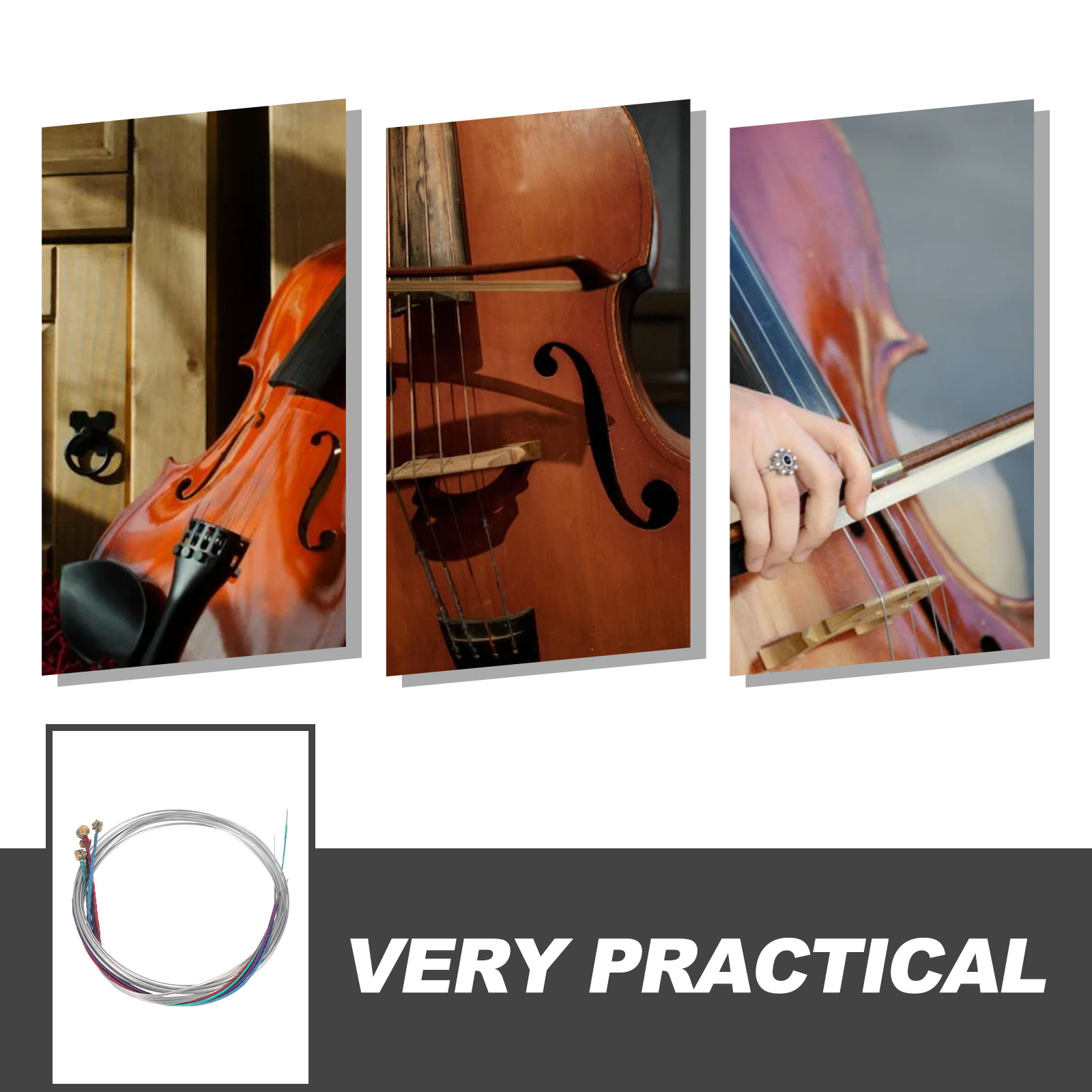 2 Juegos de Cuerdas para Viola - Musical Instrument Viola reseña y precio