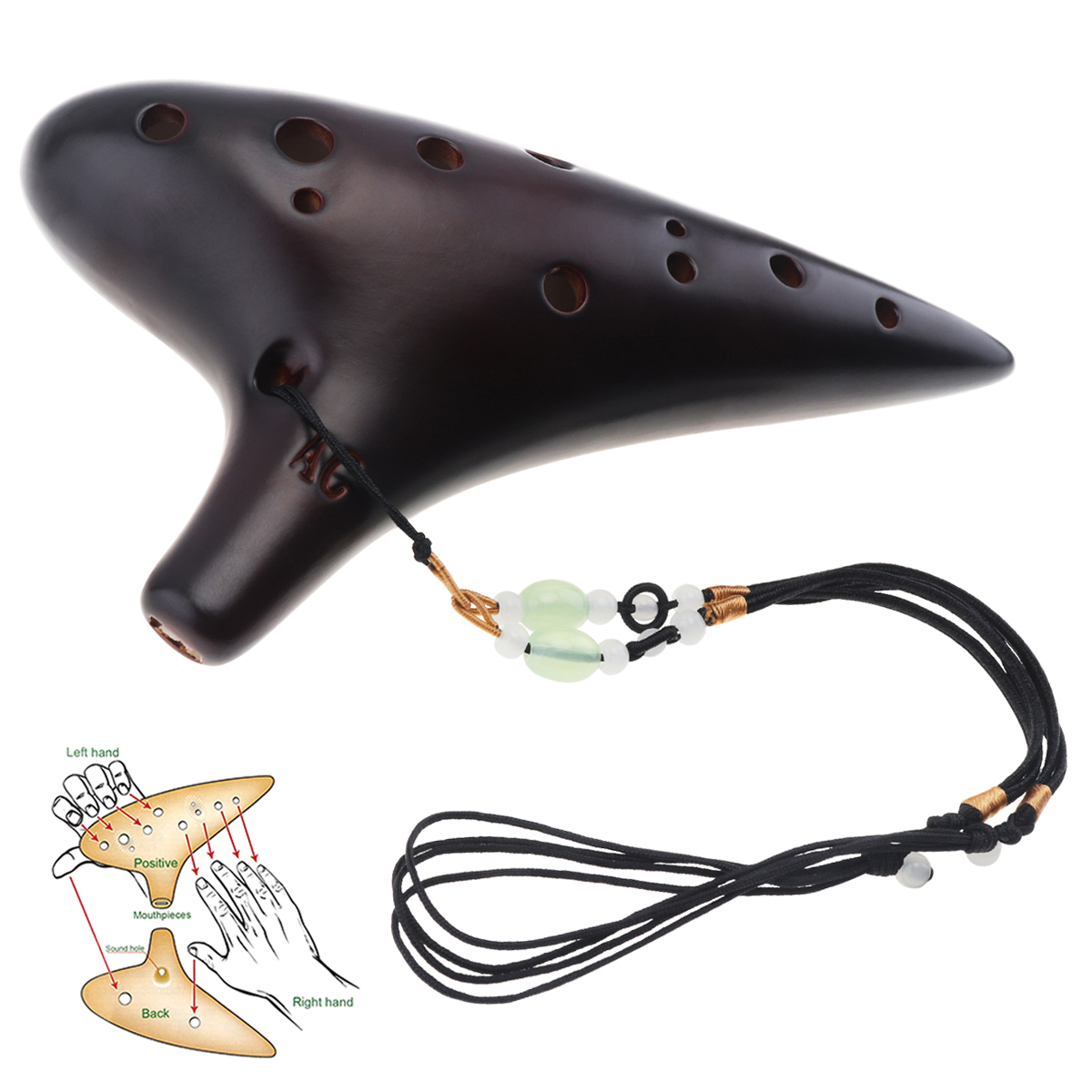 Flauta Ocarina de cerámica con - Musical Instrument Zelda reseña y precio