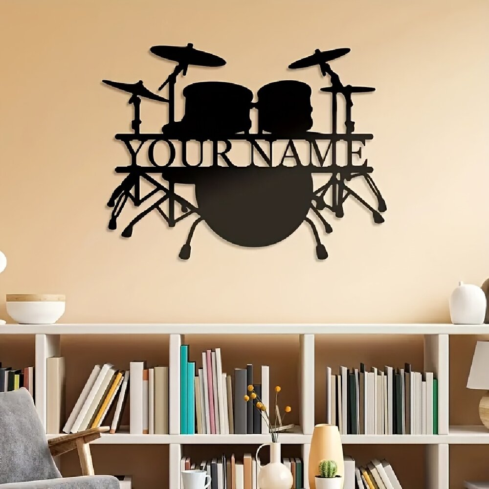 Letrero de Metal Personalizado - Musical Instrument With Name reseña y precio