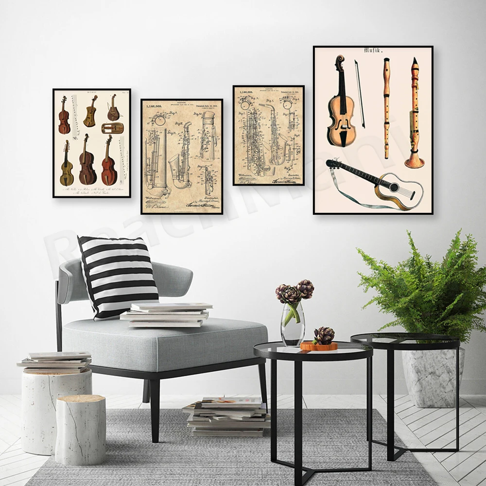 Impresión musical, violín vint - Musical Instrument Viola reseña y precio