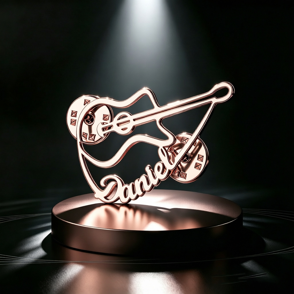 Broche de Violín Personalizado - Musical Instrument With Name reseña y precio