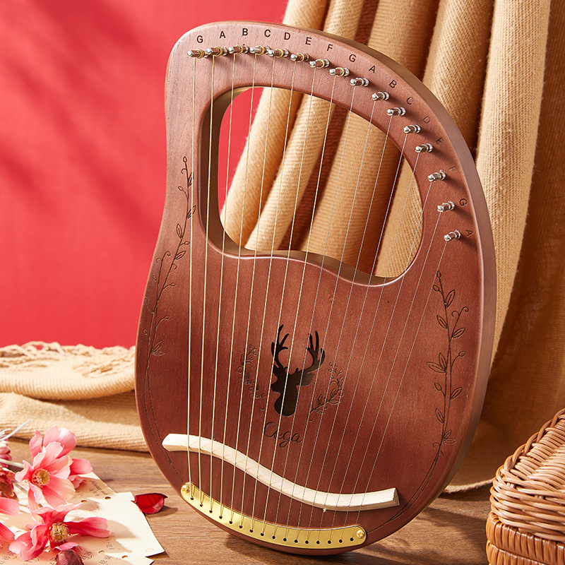 Lira de 16 Cuerdas, Arpa de Ma - Musical Instrument Lyre reseña y precio