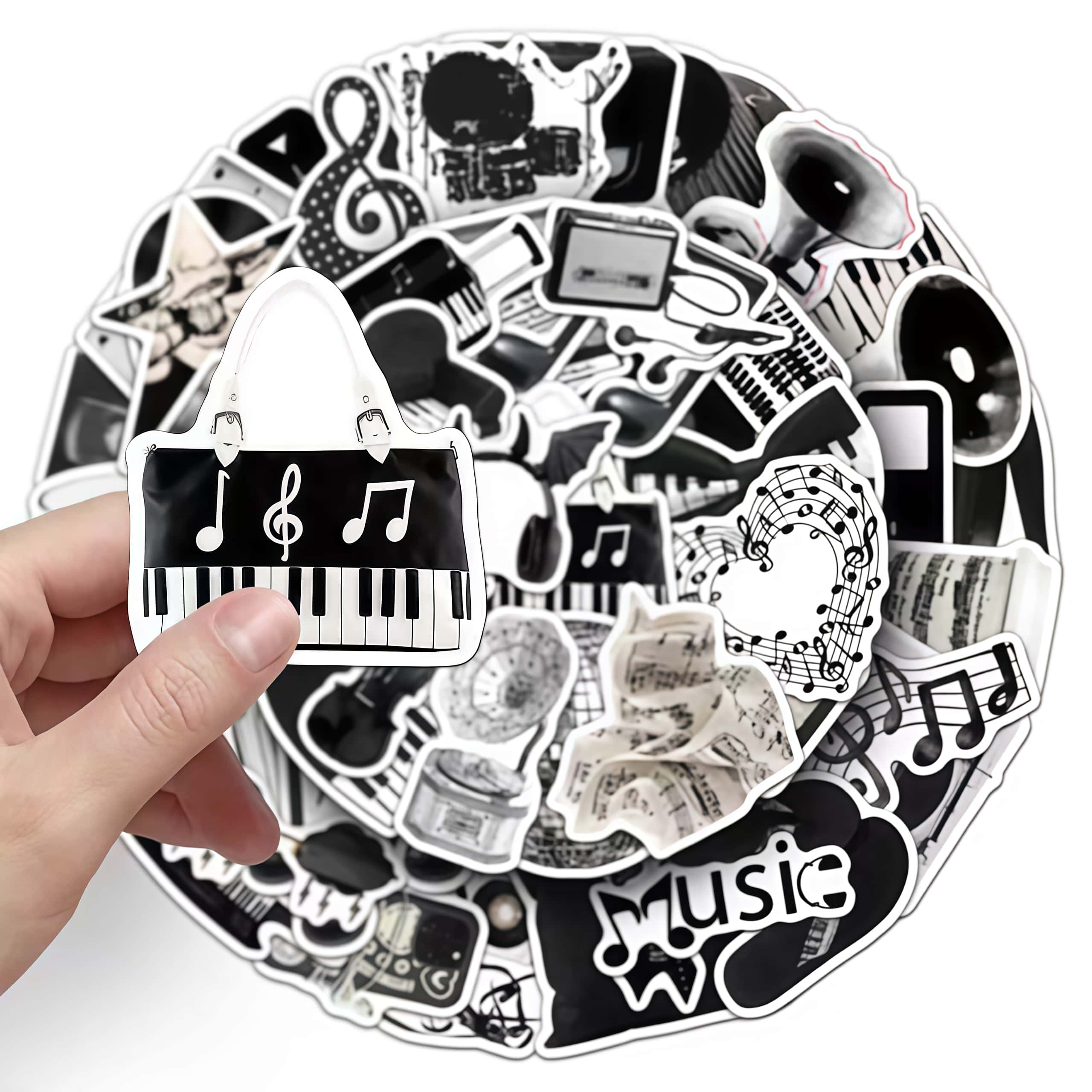 50 pegatinas de instrumentos m - Musical Instrument Names reseña y precio