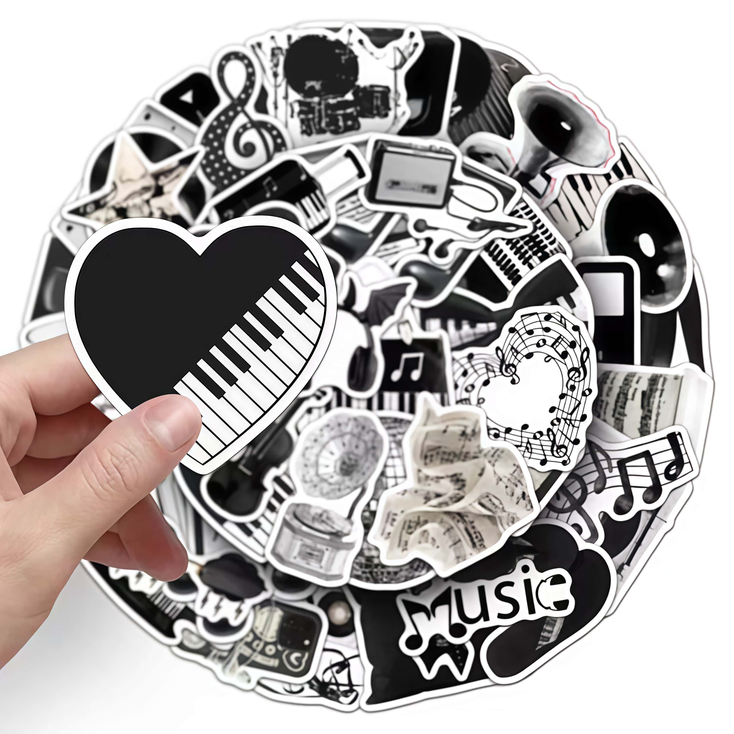 50 pegatinas de instrumentos m - Musical Instrument Names reseña y precio