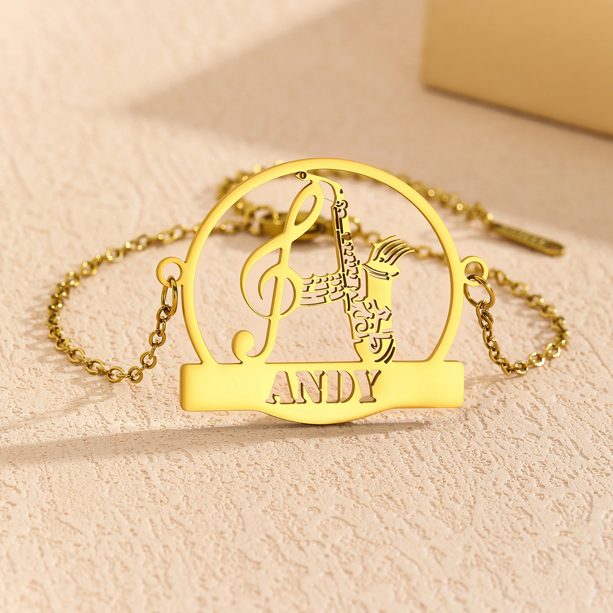 Pulsera personalizada con nomb - Musical Instrument With Name reseña y precio