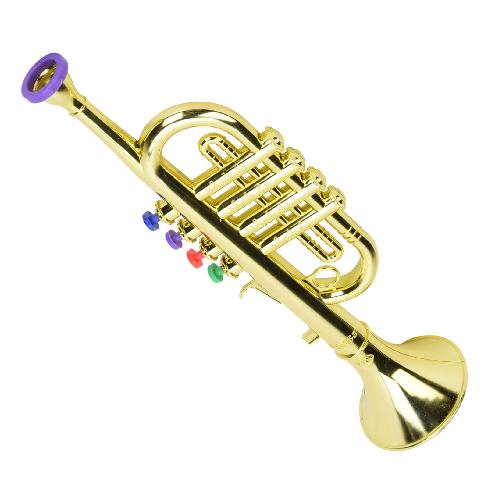 Trompeta para niños de plástic - Musical Instrument Drawing reseña y precio