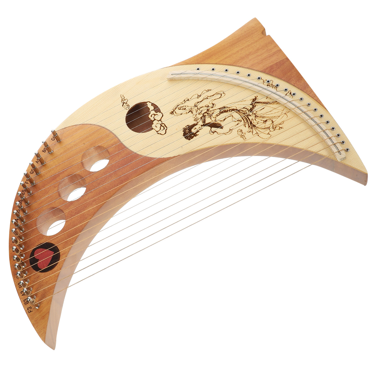 1 Juego de Arpa Lira con 19 Cu - Musical Instrument Lyre reseña y precio