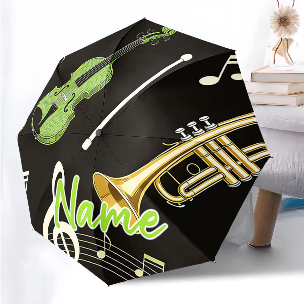 Paraguas con Diseño de Instrum - Musical Instrument With Name reseña y precio