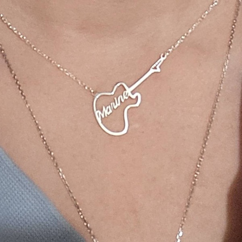 Collar de violín personalizado - Musical Instrument With Name reseña y precio