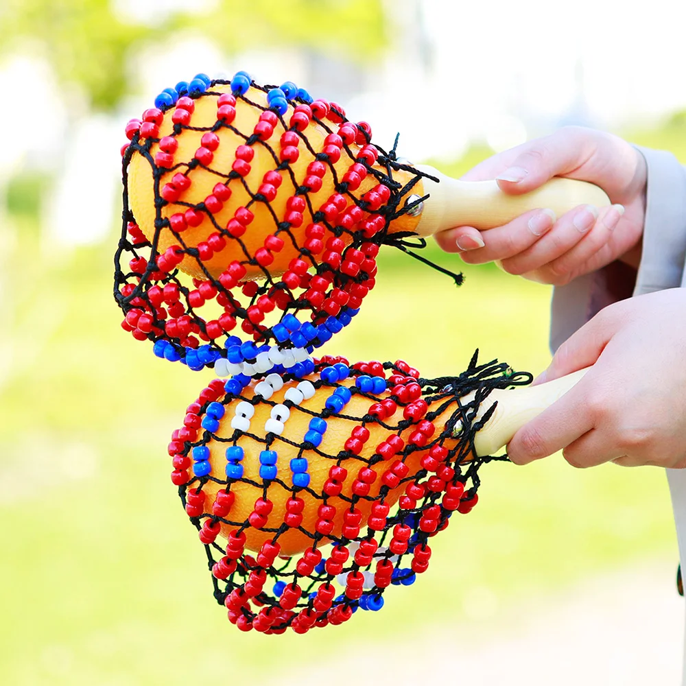 1 Par de Maracas de Madera con - Musical Instrument Net reseña y precio