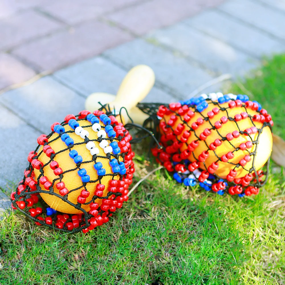 1 Par de Maracas de Madera con - Musical Instrument Net reseña y precio